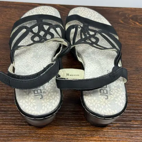 Jambu JBU By Gigi Sandal Black 3" Heel Size 9