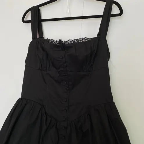 House Of CB  'Tatiana' Black Midi Sundress NWOT size M