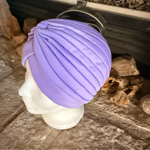 Source Unknown Lilac Turban Hat