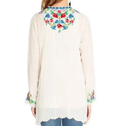 Johnny Was heavily embroidered Gala tunic NWT extremely RARE