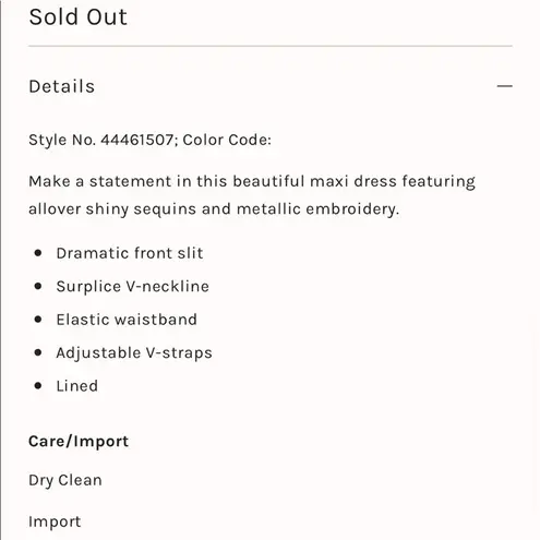 Saylor  Archer Striped Sequin Maxi Dress