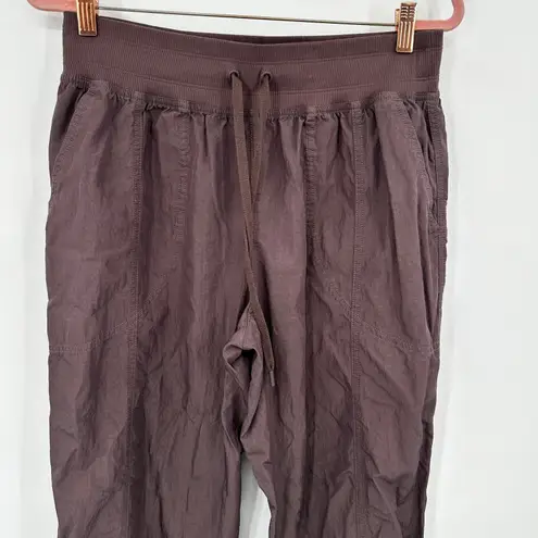 CALLA Women's Brown Jogger Pants Drawstring Waist Ribbed Cuffs Size M Size M