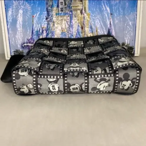 Disney parks x Harvey’s silver screen Mickey Mouse mini messenger NWT Black