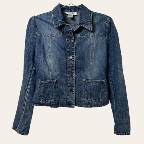 CLIO 90s vintage cropped denim jacket