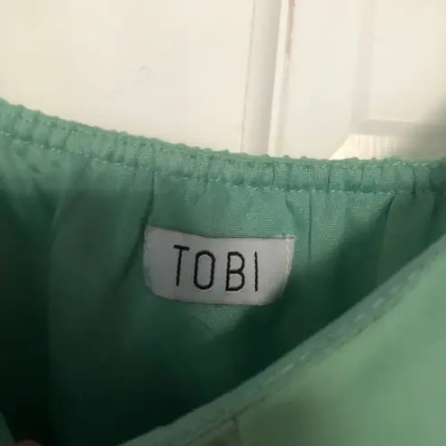 Tobi Blue Dress With Detail On Bottom