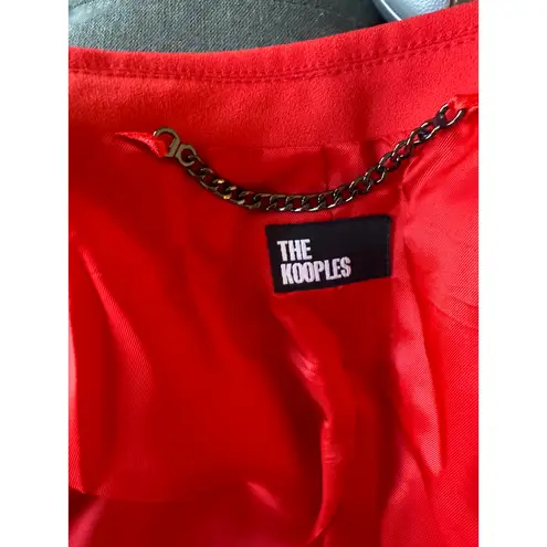 The Kooples New Red Blazer Jacket, FR 38/US 4
