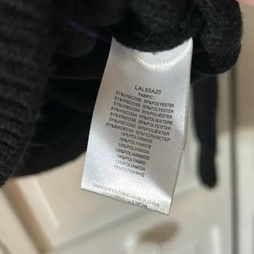 Lili Sidonio cozy leopard print color block sweater