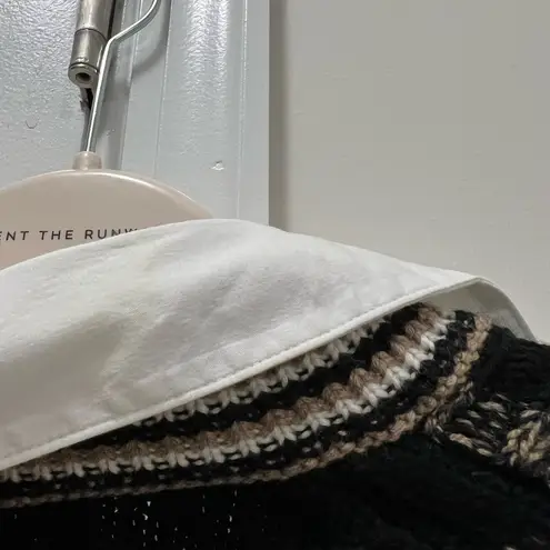 Veronica Beard Black Multi Spear Mixed Media Vest Size XS $498