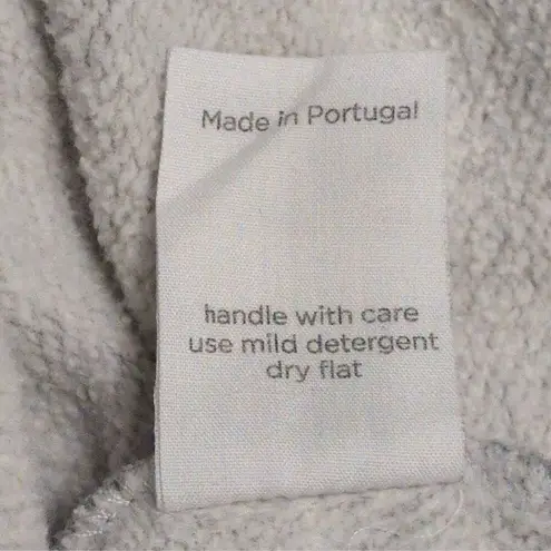 Maison LaBiche Grey Feministe Text Long Sleeve Crewneck Sweatshirt Womens Size M Gray Size M