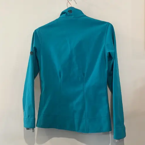 Mountain Hardwear  Teal Soft Shell Fleece Jacket