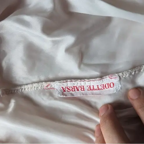 SAKS FIFTH AVENUE ODETTE BARSA VINTAGE 60's Lace Robe in Pastel Pink Blue Size undefined