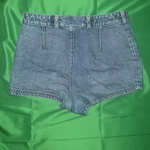 Saint Laurent Paris High Rise Denim Mini Shorts size 31- Runs Small