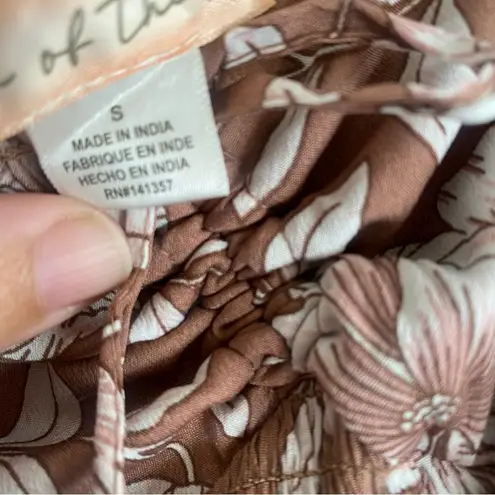 Band Of The Free Women’s Mauve Pink Floral Romper Size Small