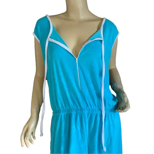 Granada New York VINTAGE 1980'S SKY BLUE TERRY CLOTH ROMPER (3X)