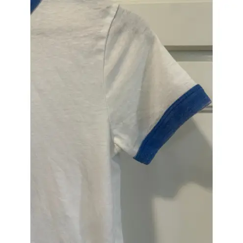 ICEE brand cropped tee women’s medium soda top Casual White