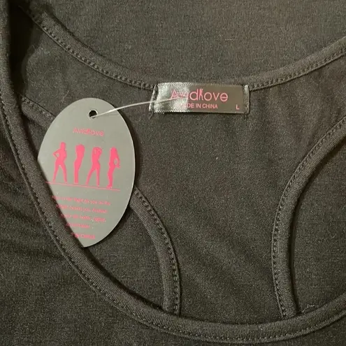 Avidlove NWT! Women’s sleeveless black racerback dress Large