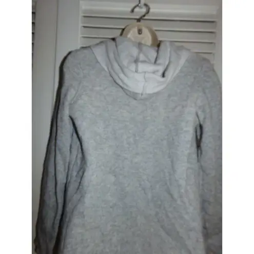 Benedetta B wool/cashmere & other blend gray hooded sweater S Luxury