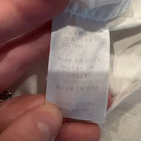 Frank & Eileen Barry Tailored Button-Up White Shirt Famous Demin Medium