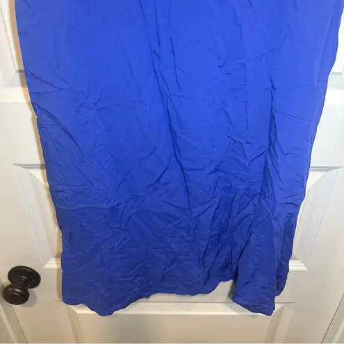 JODIFL NWT Blue Embroidered Sleeveless Shift Dress size S