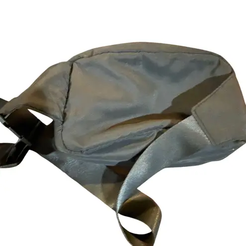 WILO The Label Black Nylon Belt Bag Fanny Pack Adjustable Strap Zip Pouch