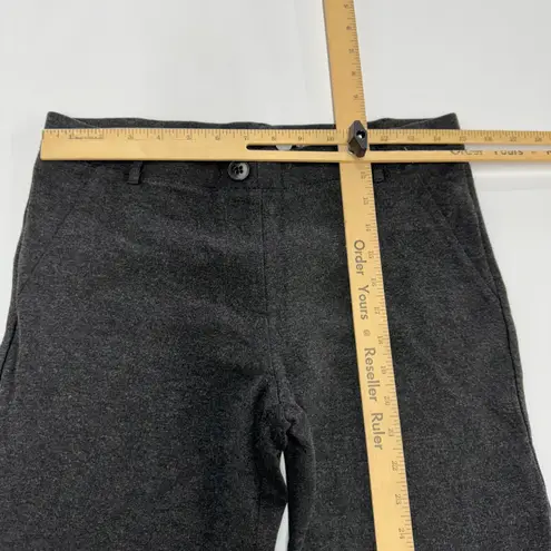 Betabrand Pants Womens Medium Petite Gray Classic Dress Yoga Stretch Comfort