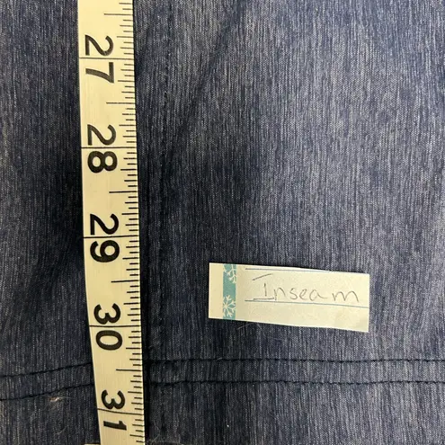 Duluth Trading Co Women's Heather Blue Cargo Hiking Pants Size 12