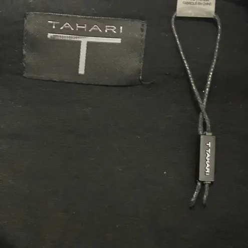 T Tahari Black One Button Blazer Jacket Womens 3X Plus Size