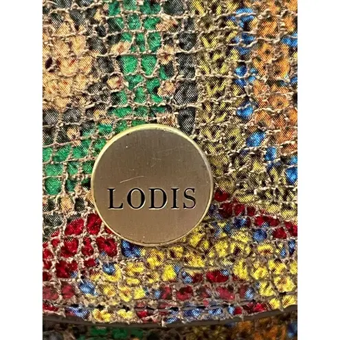 Lodis Calabasas RFID coin Change Purse Used Leather Patterned