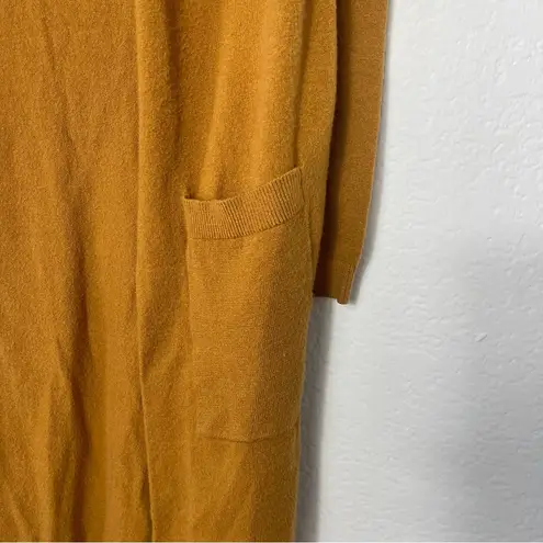 Love Tree  Mustard Brown Long Sleeve Long Cardigan M