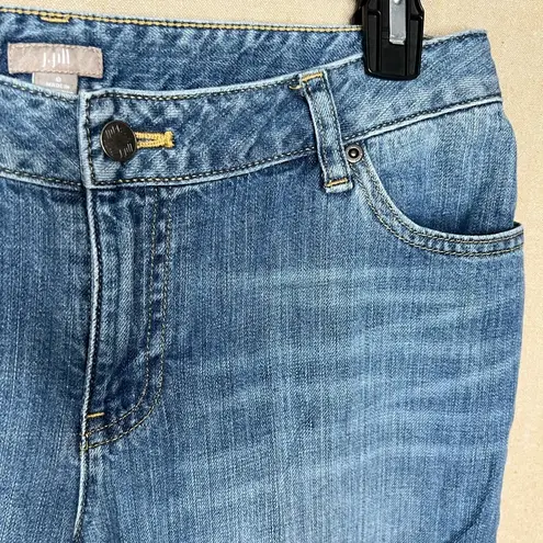 J.Jill  Women's Blue Denim Straight Jeans Size 8 Front & Back Pockets