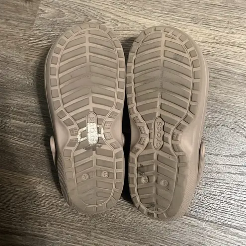 Crocs  Classic Lined Light Brown Clogs Unisex Women’s Sz 7 Men’s Size 5 thumbnail 5