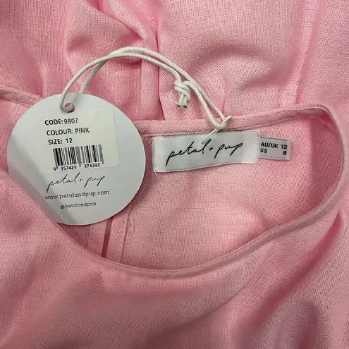 Petal and Pup Amarah Short Sleeve Pink Ruffle Tier Baby Doll Dress Size 8 NWT