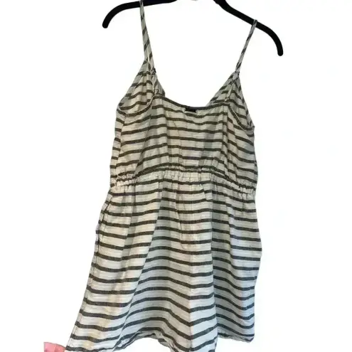 Billabong Brandy Melville Nautical Striped Spaghetti Strap‎ Summer Mini Dress B39