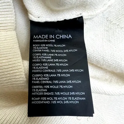 Club Monaco Short Sleeveless Doublefaced Sweater Cream XS