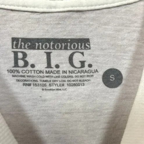 The Notorious BIG Bad Boy Club Poster Hip Hop Tee S