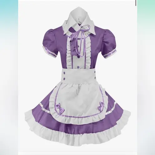 Purple Anime maid cafe uniform Size XS