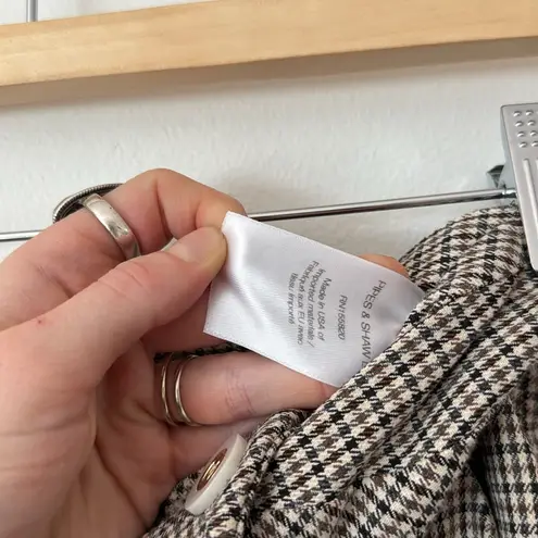 Veronica Beard  2 Chilham Plaid Trousers in Camel Multi - Image 5