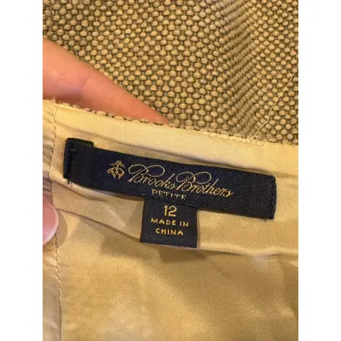 Brooks Brothers Brooks Brothers Cashmere Wool Skirt Size 12 Tweed Lori Piana Italy Career