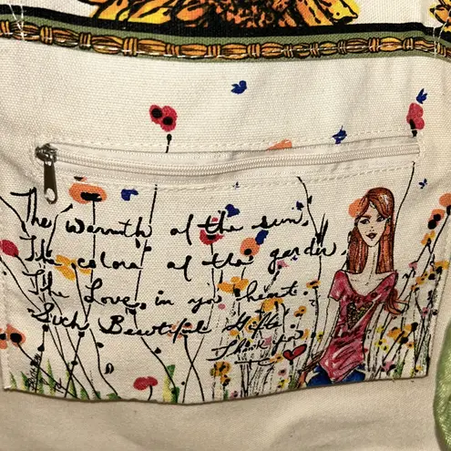 Brighton  TOM CLANCY SPRING 2020 "LOVE" SUNFLOWER TOTE