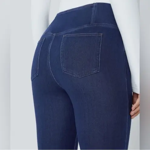 Halara Flex High Waisted Crossover Pockets Stretchy Knit Casual Flare Jeans M