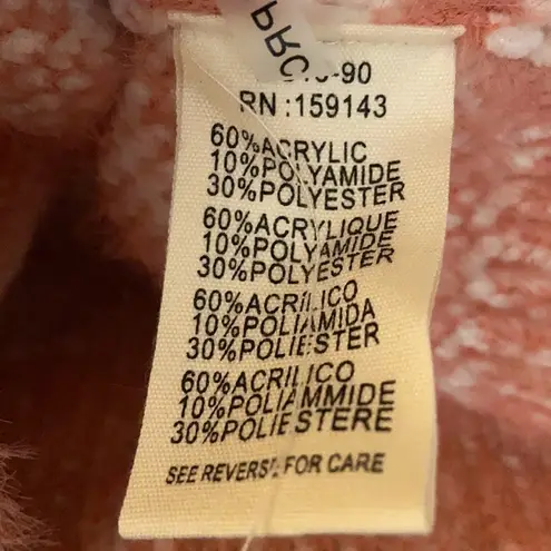 FRNCH  Paris Women’s Pink Chenille V-neck Sweater Size Small NWT