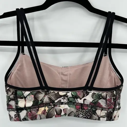 Lululemon  Straight Up Sports Bra So Fly Butterfly Angel Wing Multi Mink Berry 4