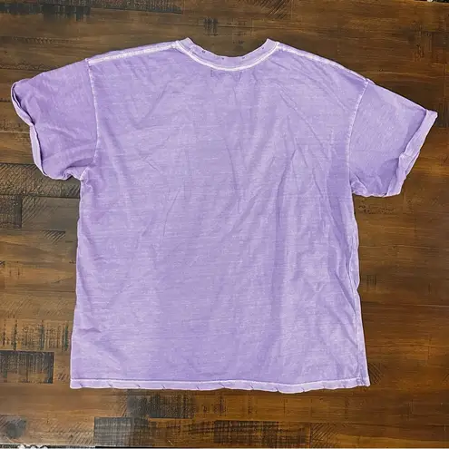 Girl Dangerous “Rocky Mountains Colorado” LARGE Distressed Purple