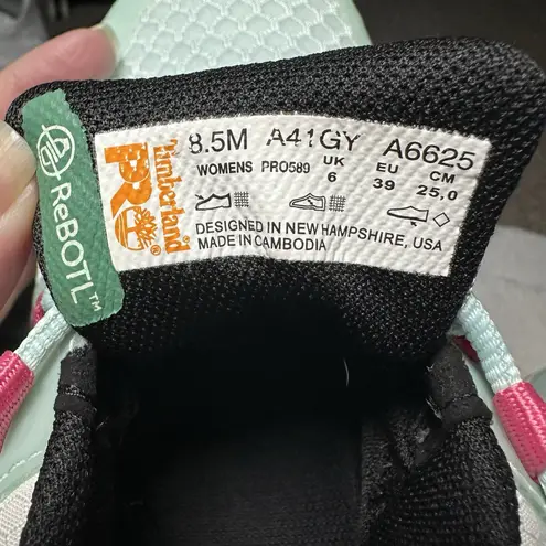 Timberland PRO 589 Radius Women's 8.5 Safety Shoes Composite Toe Work Sneakers Blue