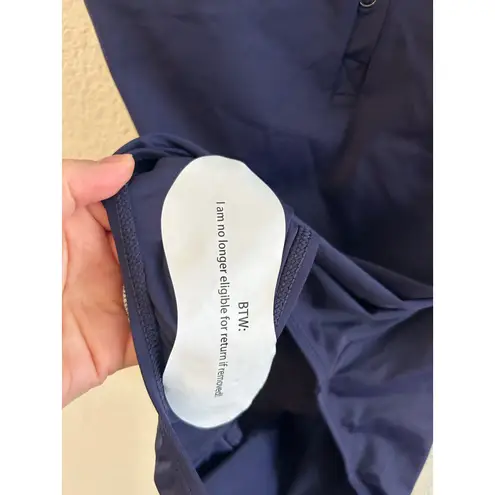 ANDIE Swim Eco Nylon The Malibu One Piece in Navy L Tall NWT