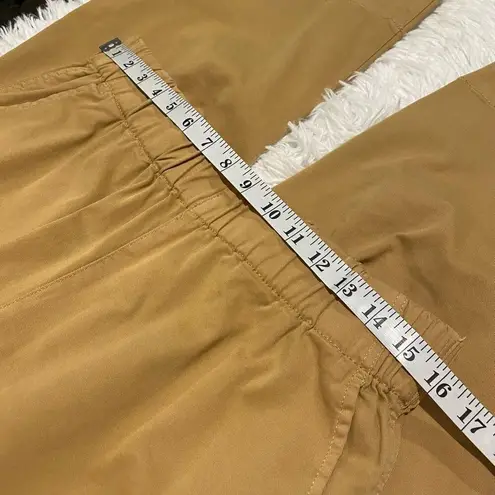 J. Crew Petite Astrid Wide Leg Chino Pants in Honey Brown Large Petite Gold Size undefined