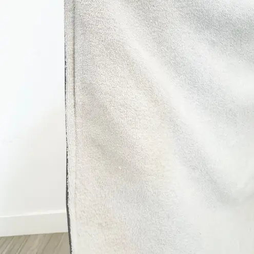 Restoration Hardware Signature Spa Robe Unisex Gray White Loungewear Size Large