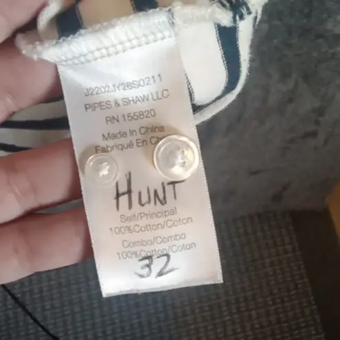 Veronica Beard Lazlo Tie Waist Cotton Mini Dress Striped Festival Preppy Womens