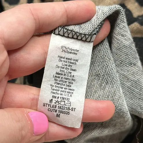 Pink Clover : Cheetah Print Long Sleeve Top