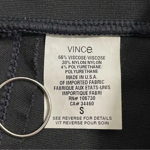 Vince  Ponte Knit Pant‎ Leggings Charcoal Grey Size SMALL Pull On Elastic Waist